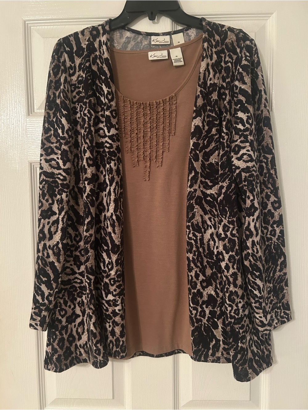Kim Rogers Cardigan/Tank Combo